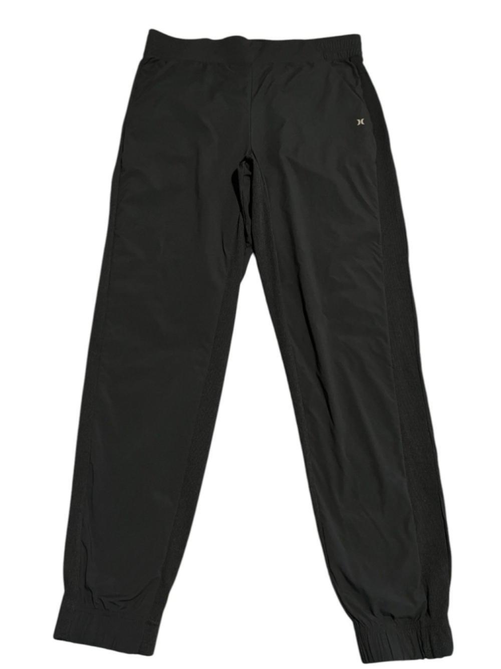Hurley Leggings Women's Medium Black Pocketed Track Pants